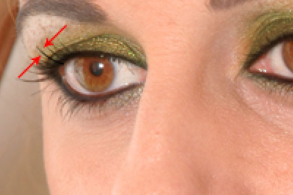 Imitation Evening Eye Make Up in Photoshop 22