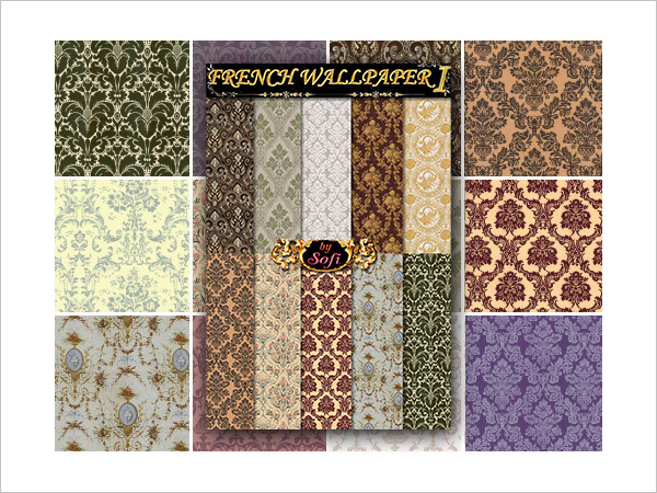 French Wallpaper Patterns 1