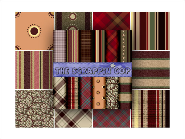 ScrappinCop Pattern Set 1