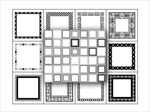 42 Square Frame Custom Shapes