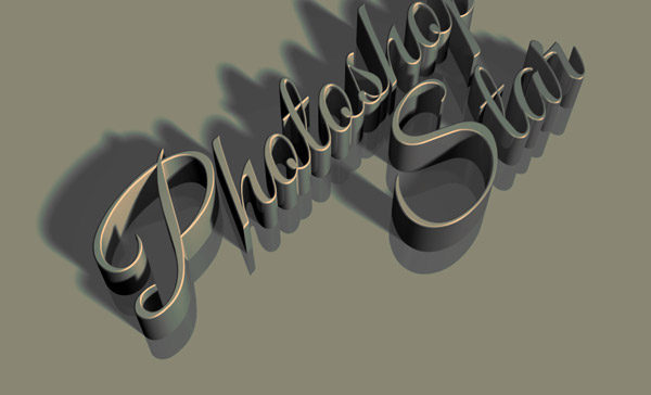 Vintage 3D Text Effect in Photoshop CS6