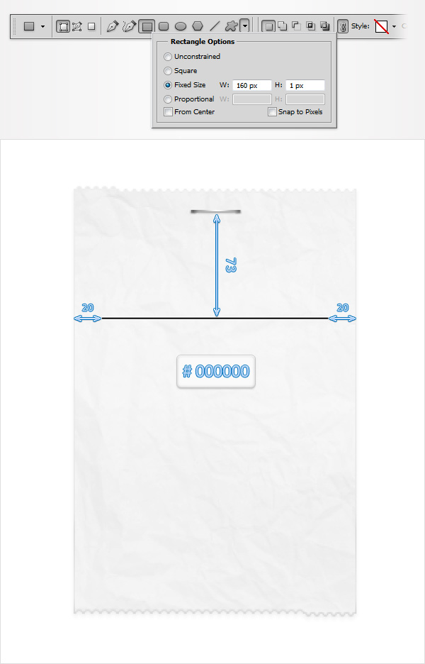 Create a Paper Receipt in Adobe Photoshop 20