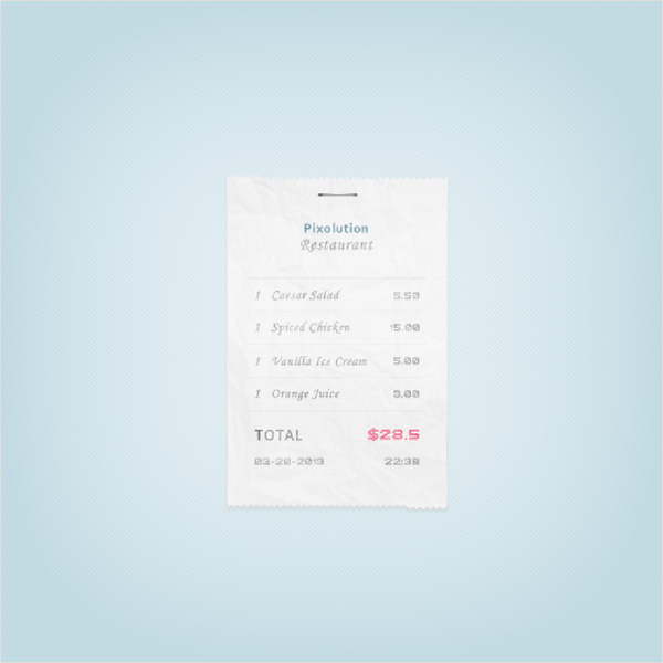 Create a Paper Receipt in Adobe Photoshop 25