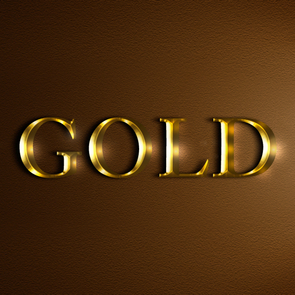 Learn a realistic gold text effect in Photoshop