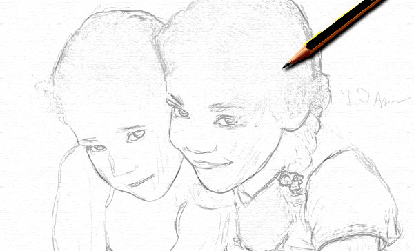 Turn a Photo into Pencil Drawing