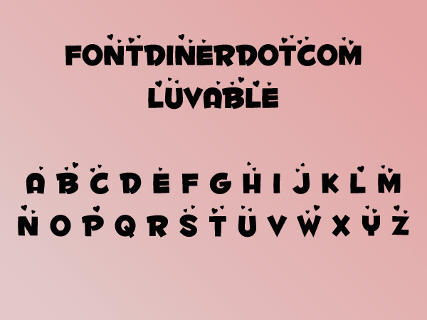 Fontdinerdotcom Luvable