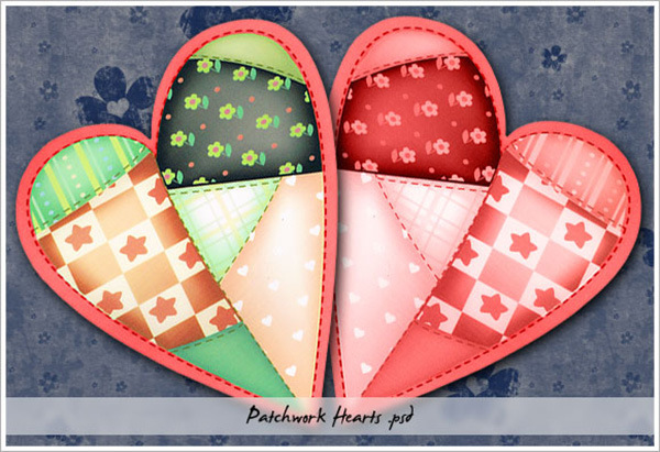 Patchwork Hearts