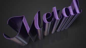 Create A Sleek Metallic 3d Text Effect In Photoshop Cs6