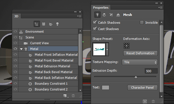 Create a Sleek Metallic 3D Text Effect in Photoshop CS6 6