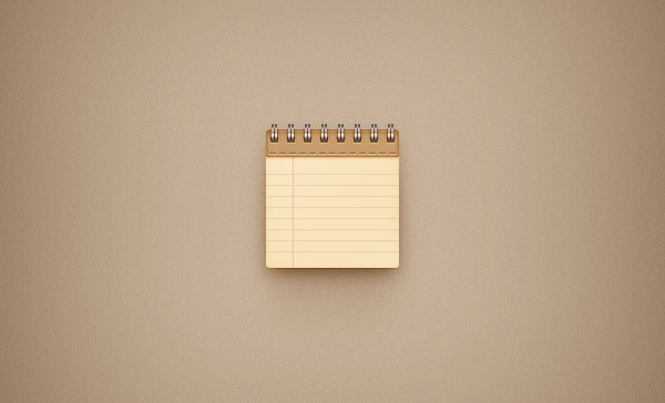 Create a Simple Notebook Icon in Adobe Photoshop