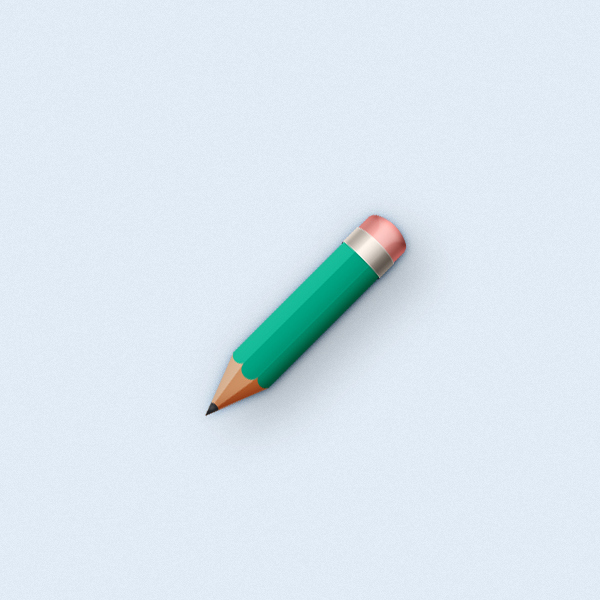 Create a Simple Pencil Icon in Adobe Photoshop Final