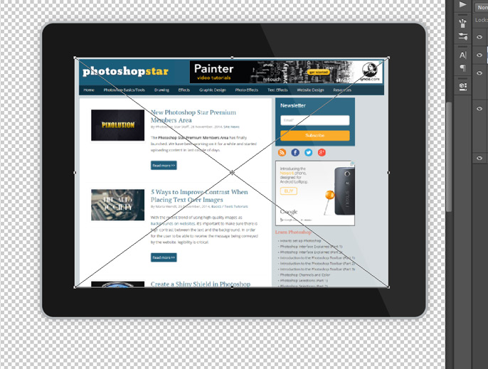 How to Create a Great iPad Mockup in Photoshop 10