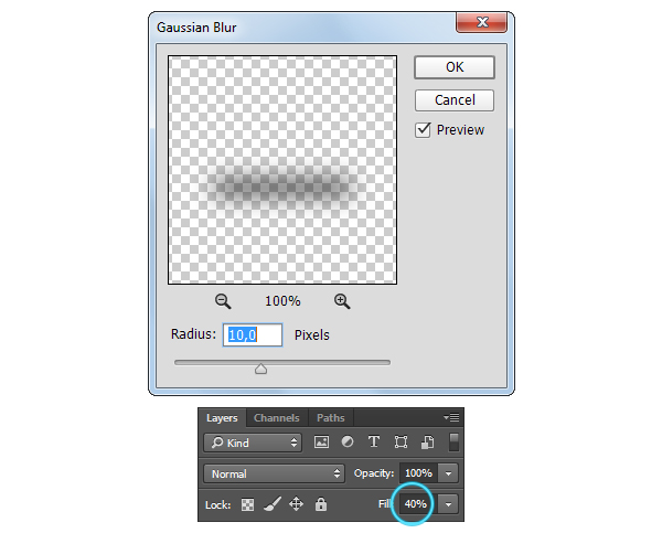 كيفية إنشاء مجموعة من أزرار المشاركة في Adobe Photoshop 16