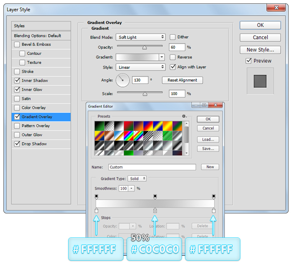 كيفية إنشاء مجموعة من أزرار المشاركة في Adobe Photoshop 7