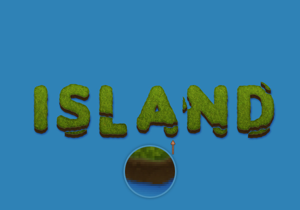 Create an Island Text Effect in Adobe Photoshop 12
