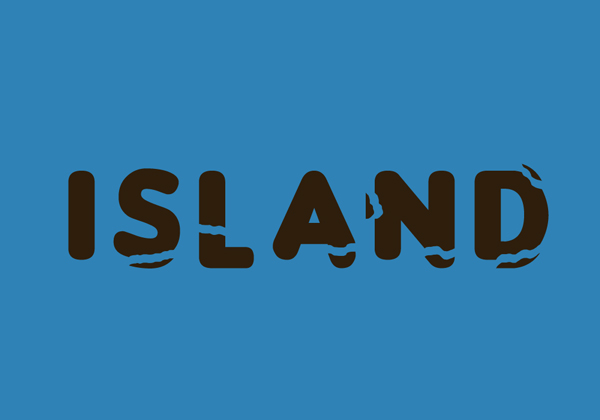 Create an Island Text Effect in Adobe Photoshop 5