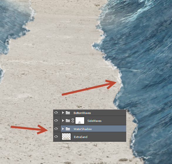 Create a Parting Sea Photo Manipulation in Photoshop 26