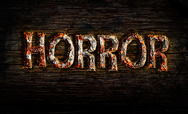 Create a Rusty Horror Text Effect in Photoshop