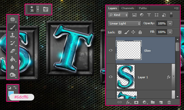Space Tiles Text Effect 11