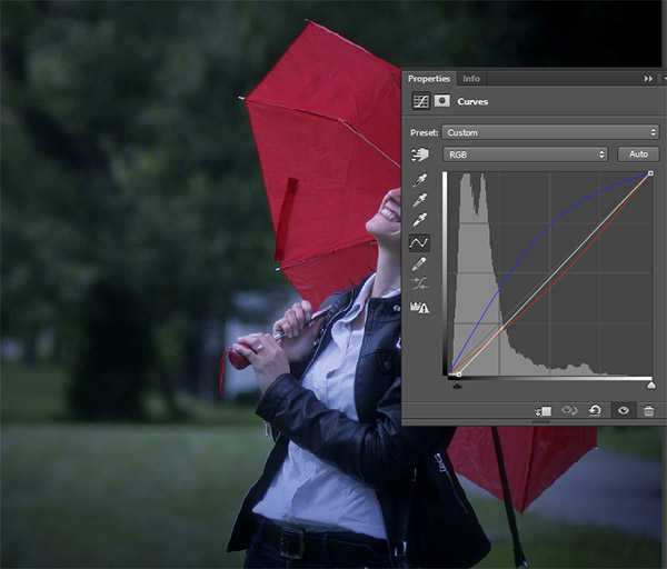 Add a Rain Effect to a Photo in Photoshop 11