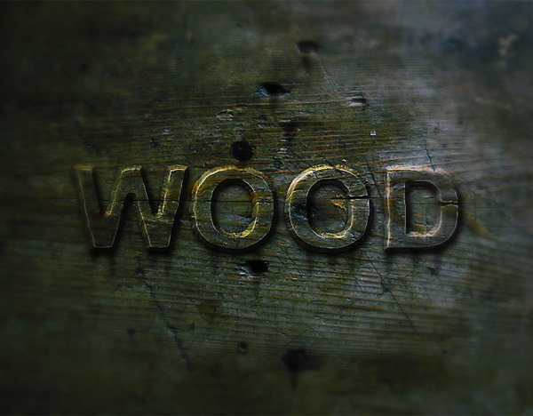 Create a Wood Text effect in Photoshop
