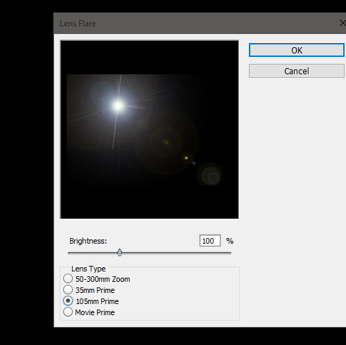 How to Add Lens Flare to an Image with Photoshop 12