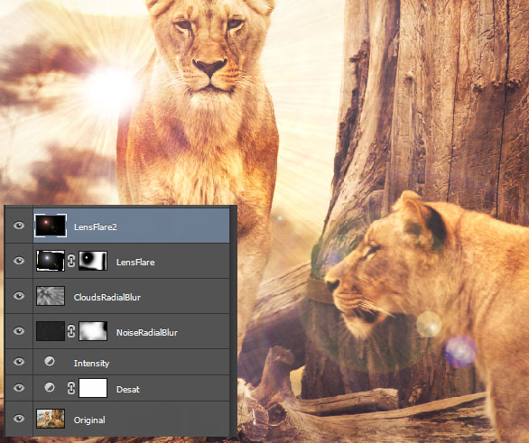 How to Add Lens Flare to an Image with Photoshop 14