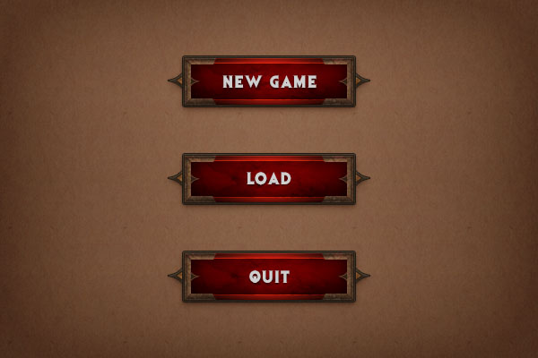 Create a gaming button inspired from Diablo 3 in Adobe Photoshop