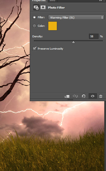 Create a dramatic tree manipulation in Adobe Photoshop 16