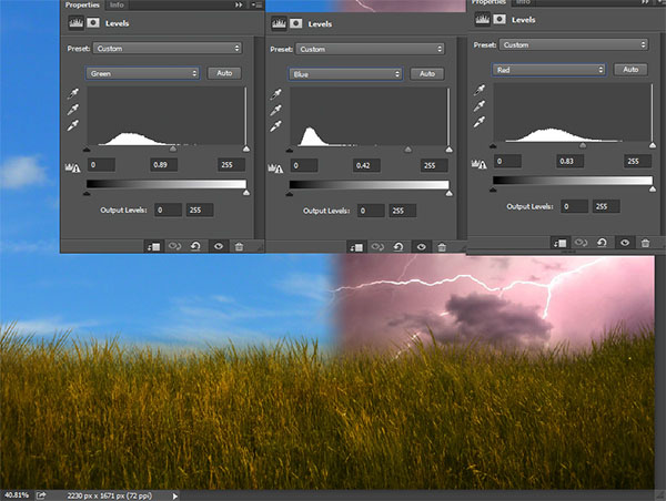 Create a dramatic tree manipulation in Adobe Photoshop 8