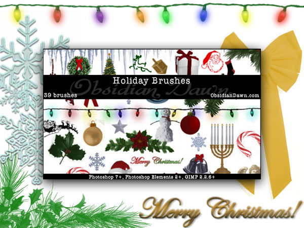 Holiday Brushes