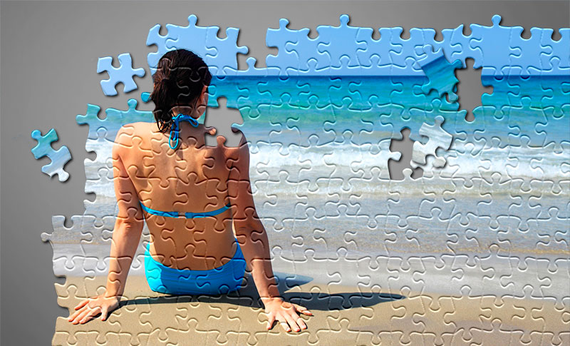How to Create Photoshop Puzzle Effect