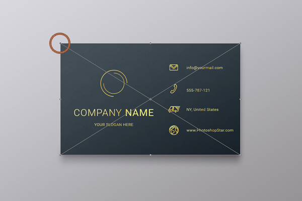How to Make a Business Card in Photoshop 24