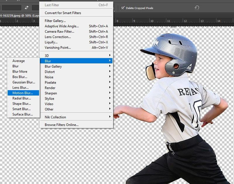 Add Motion Blur Effect to Photo Online Free