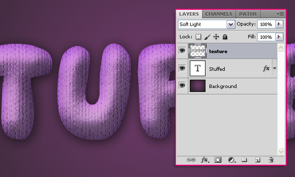 How to Create Stuffed Text Effect in Photoshop 20