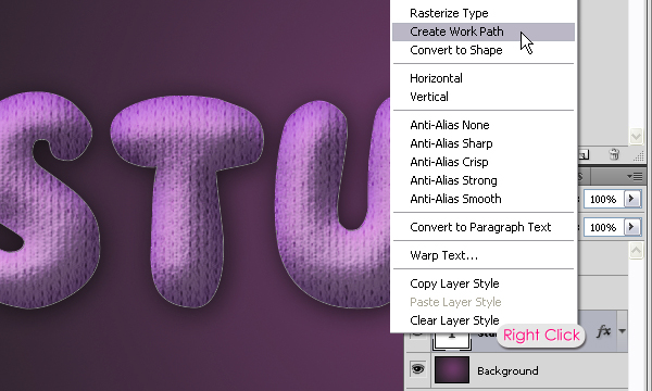 How to Create Stuffed Text Effect in Photoshop 24