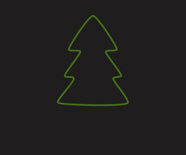 كيفية إنشاء شجرة عيد الميلاد في Adobe Photoshop 14
