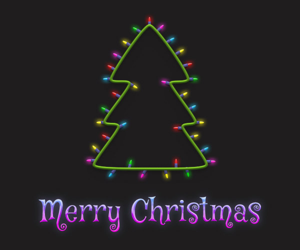 كيفية إنشاء شجرة عيد الميلاد في Adobe Photoshop