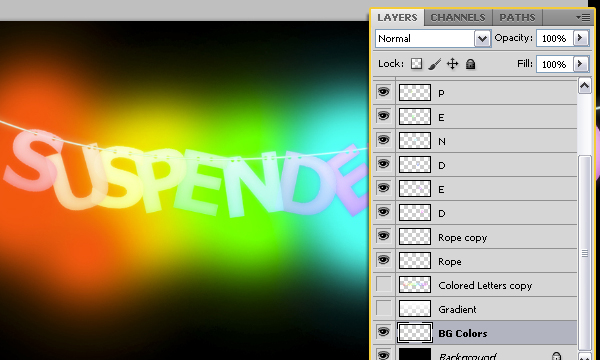 How to Create Suspended Text Effect in Adobe Photoshop 27