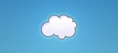 Cartoony Cloud Splash Design Result