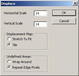 displace settings