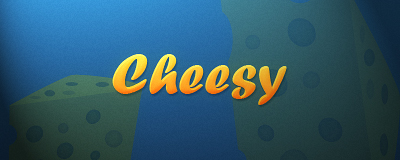 Cheesy Text Tutorial Result