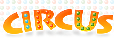 Simple & Colorful Circus Logo